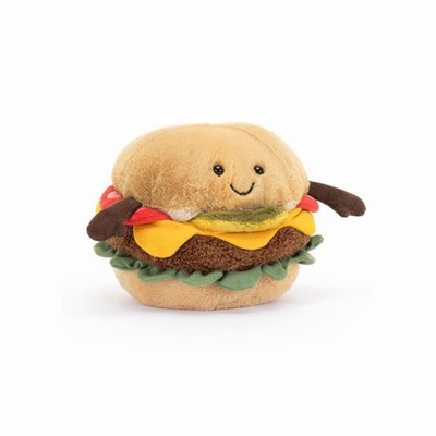 Jellycat Burger Australia | 735904YMF